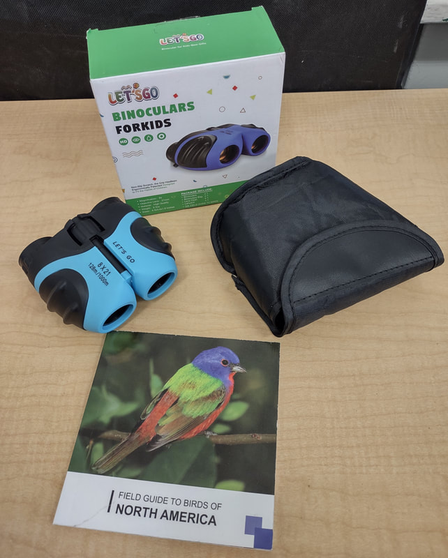 8X21 Compact Waterproof binoculars for kids bird watching, hiking, and camping. Replacement Value: $15