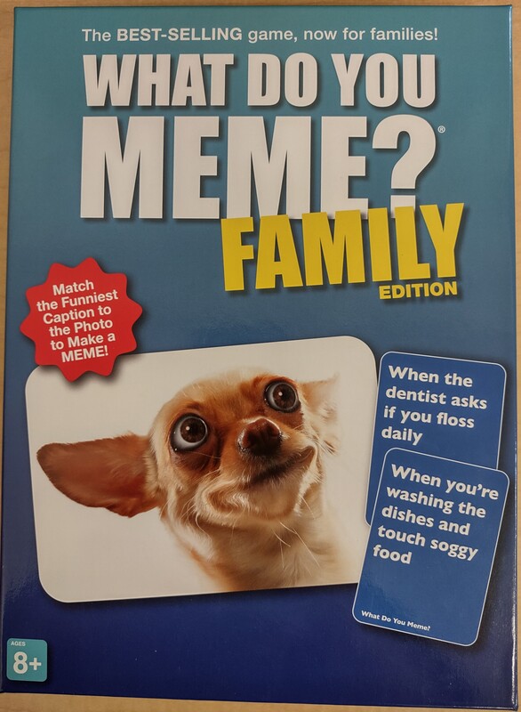 What Do You Meme? Family Edition Game. 3-20+ players. Replacement Value: $20